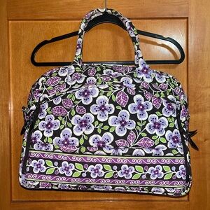 Vera Bradley Quilted Weekender Travel Duffle Bag